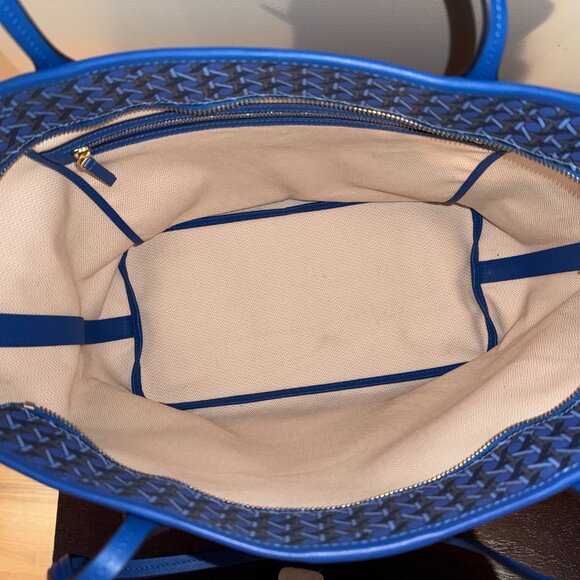 Tory Burch Ever-Ready zip tote, blue - Picture 3 of 4